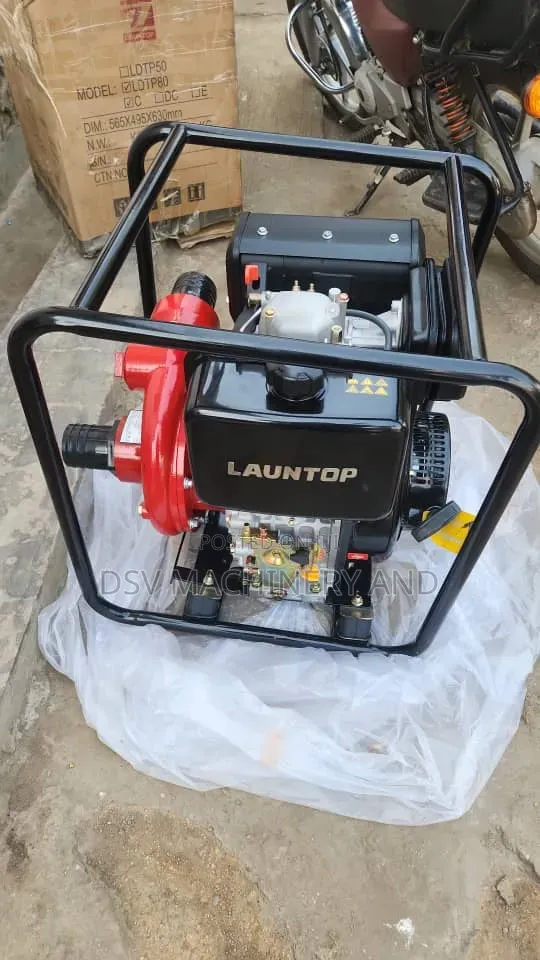 Irrigation Kit With 1km Diesel Pump 100m Rain Gun Sprinkler Suction