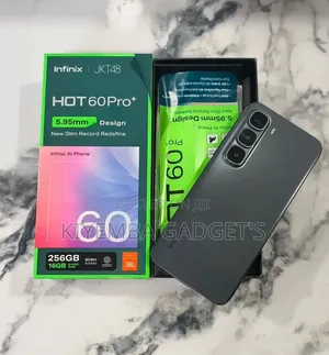 New Infinix Hot 60 Pro+ 256 GB Black
