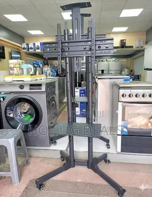 Heavy-Duty Rolling TV Stand Trolley Fits 32 to 65inch