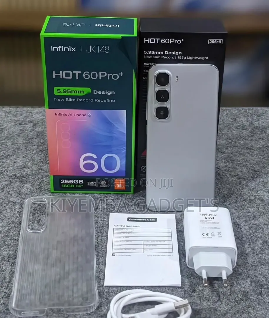 New Infinix Hot 60 Pro+ 256 GB Gray