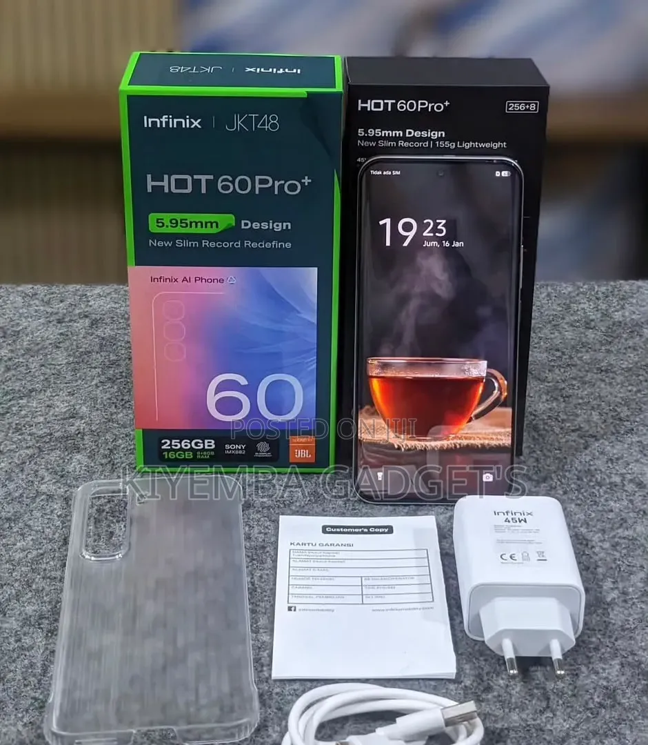 New Infinix Hot 60 Pro+ 256 GB Gray