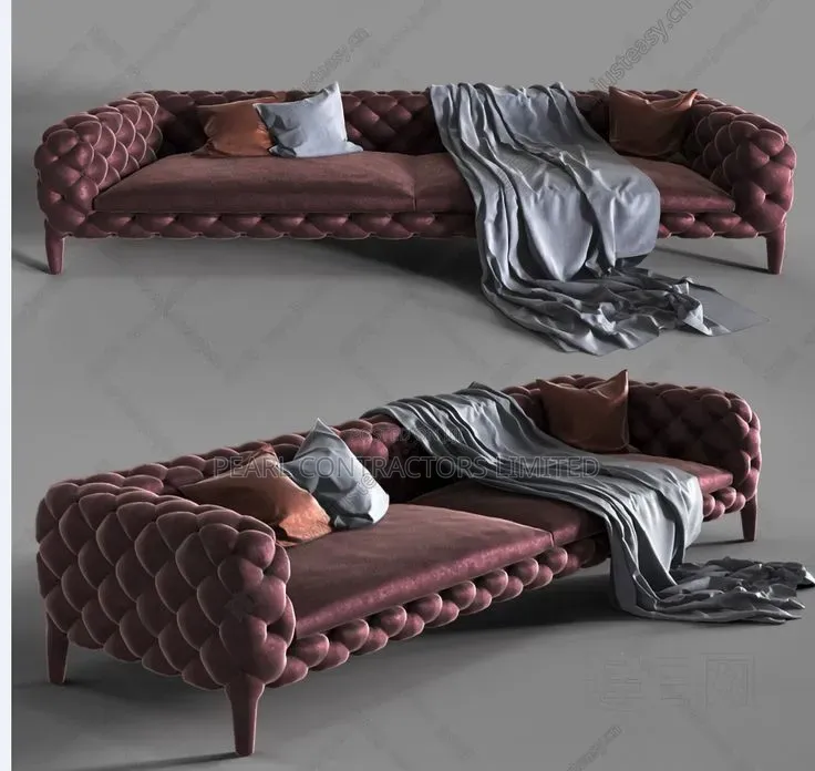 Sofas/3 Seaters Tuffted Slim Shady Box Sofas in Any Colour 1,500,000/-