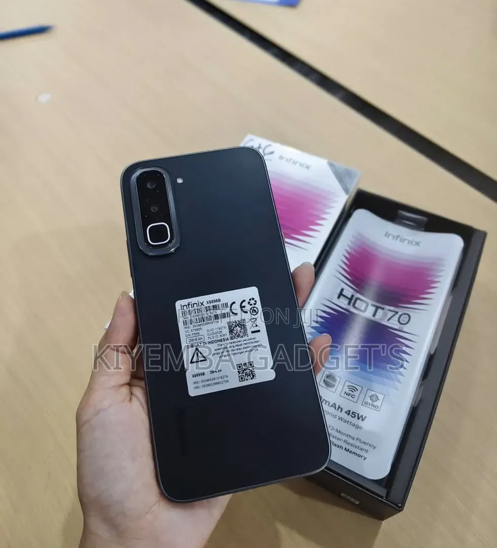 New Infinix Hot 70 256 GB Black