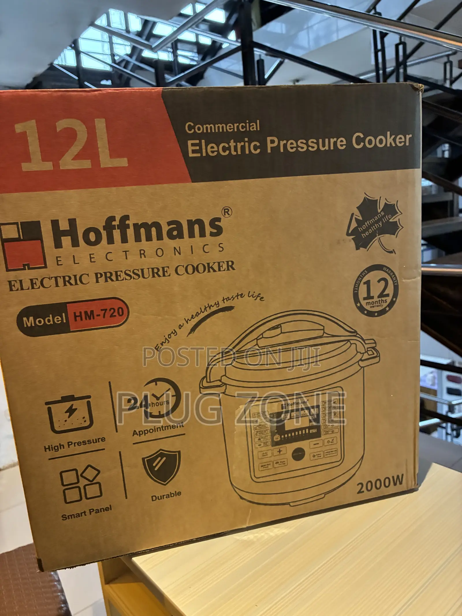 Hoffman Electric Pressure Cooker 12L