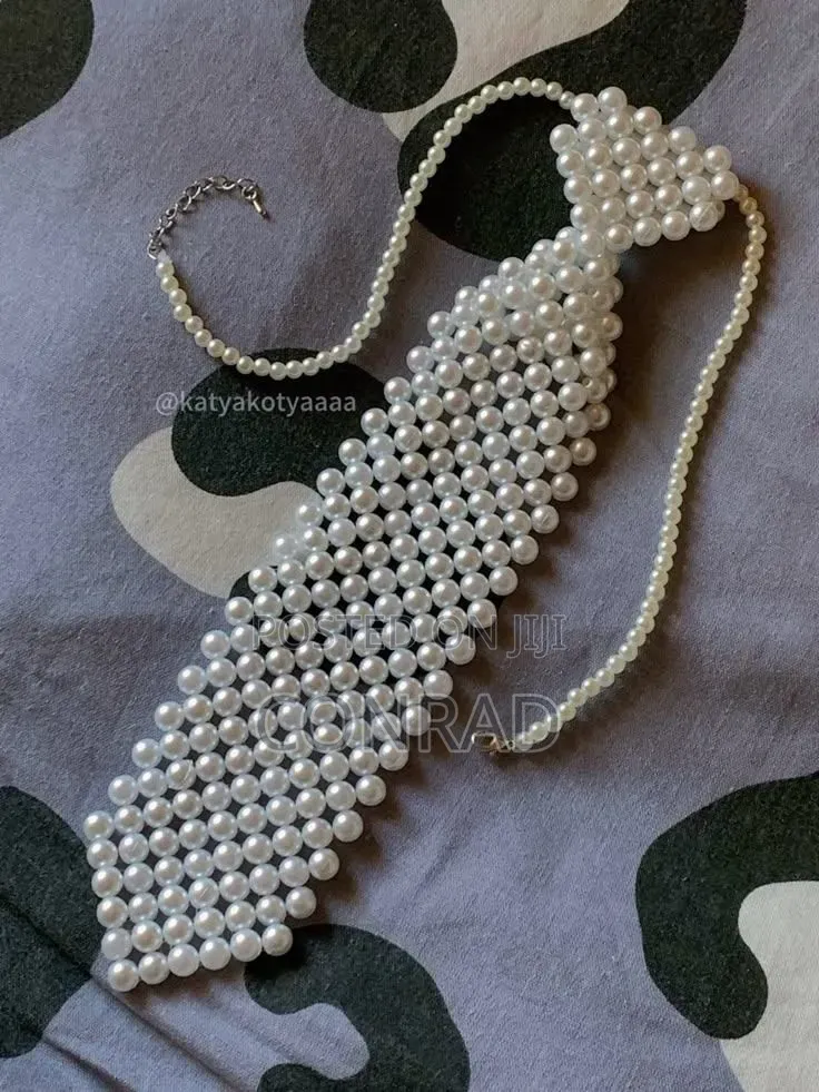 Beaded Necktie.