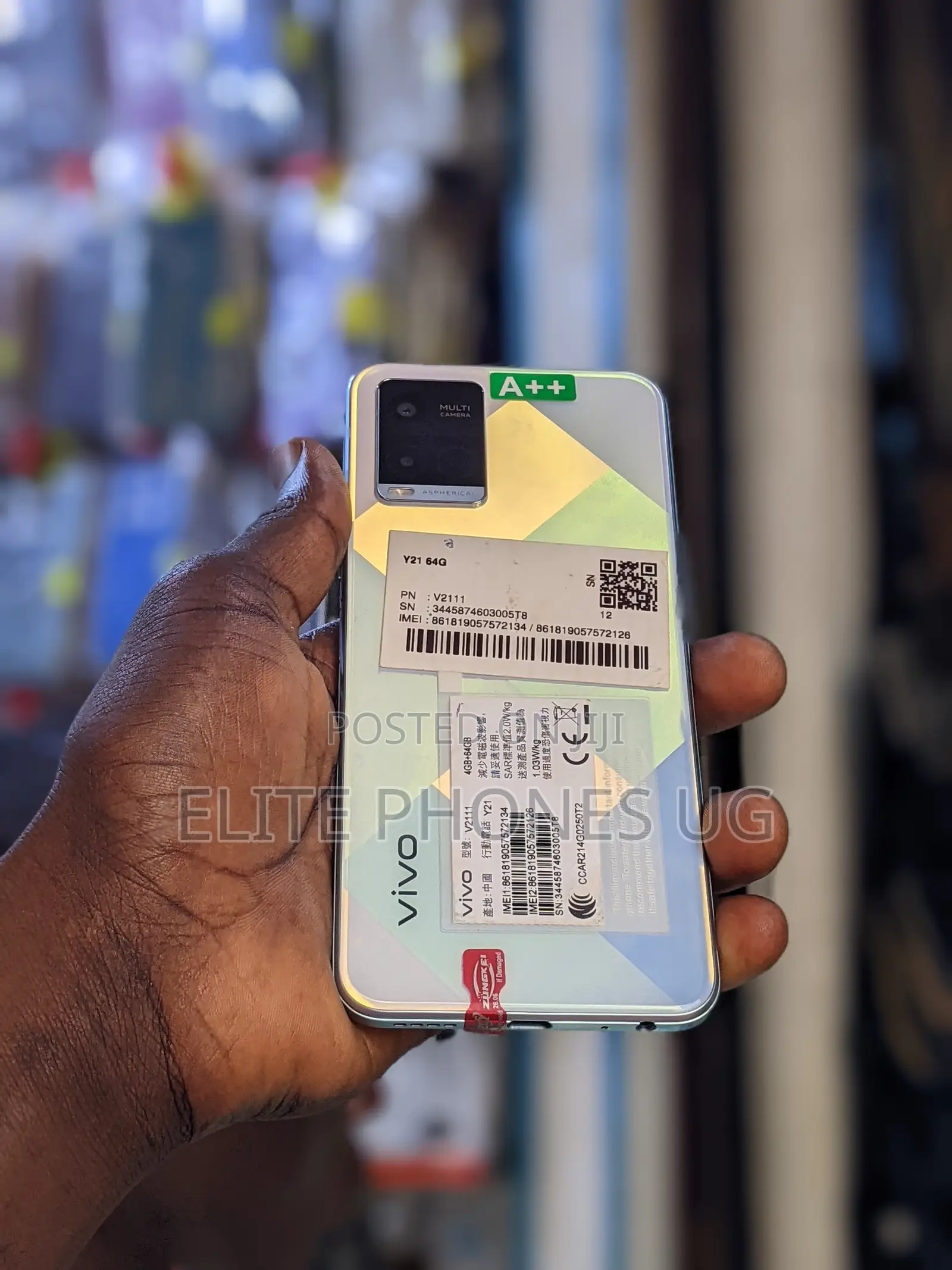 Vivo Y21 64 GB Blue