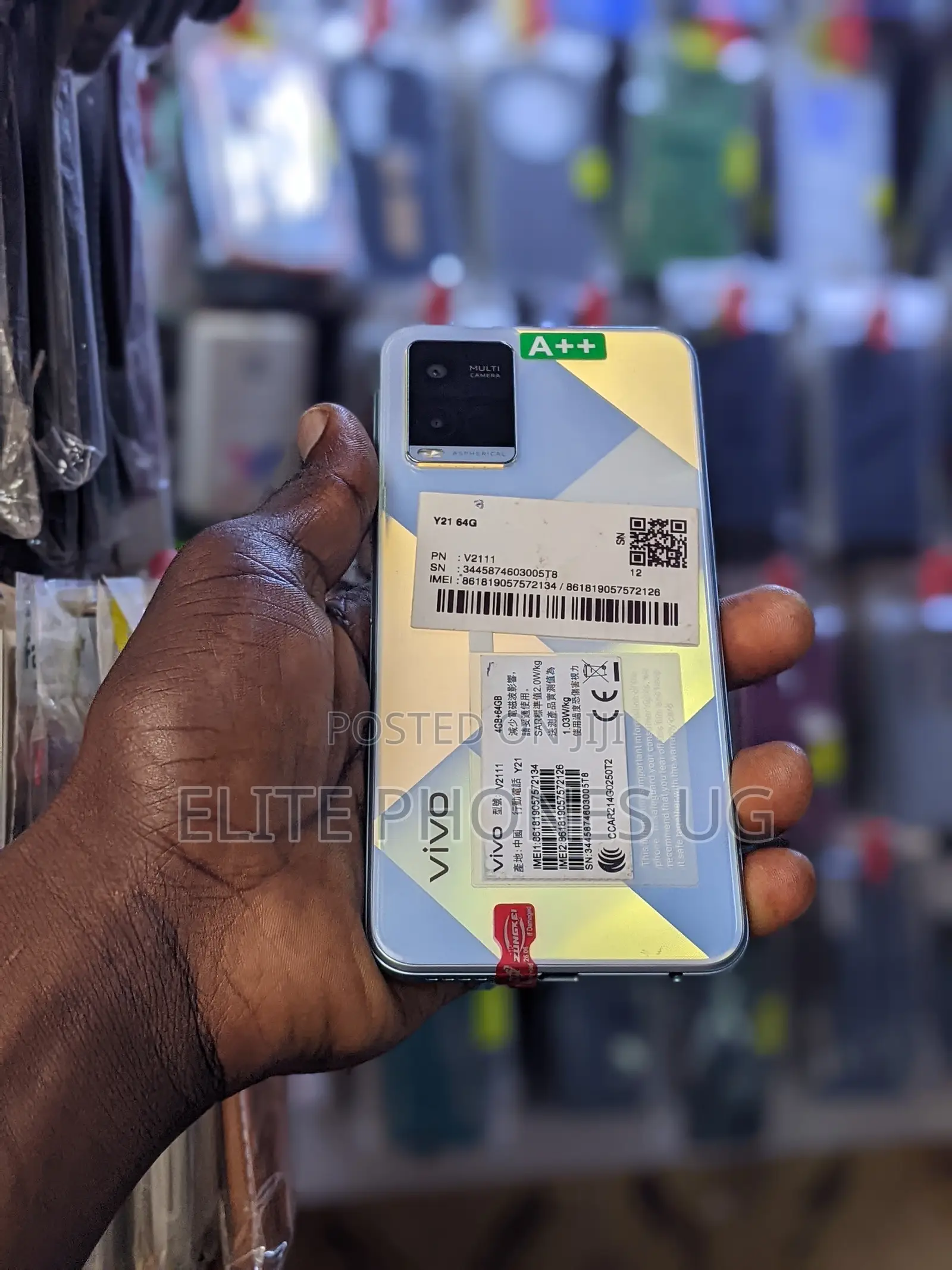 Vivo Y21 64 GB Blue