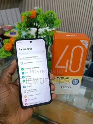 New Tecno Spark 40 256 GB Gray