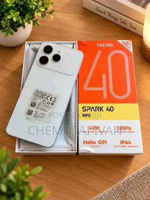 New Tecno Spark 40 256 GB Gray