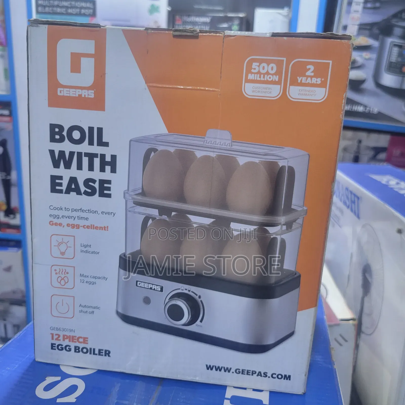 12 Pieces Geepas Egg Boiler