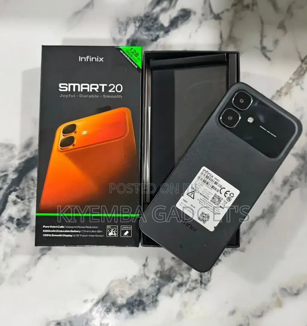 New Infinix Smart 20 128 GB Black
