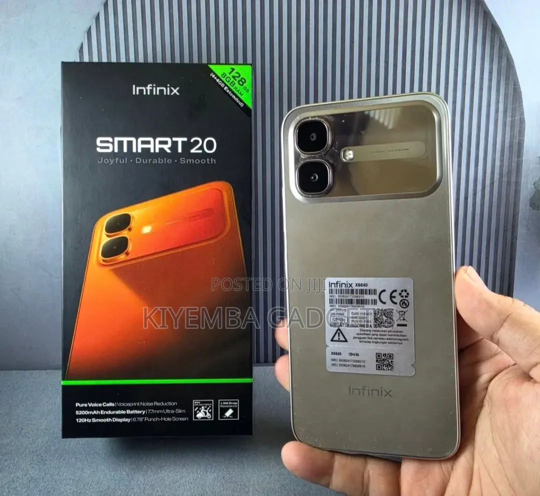 New Infinix Smart 20 128 GB Silver