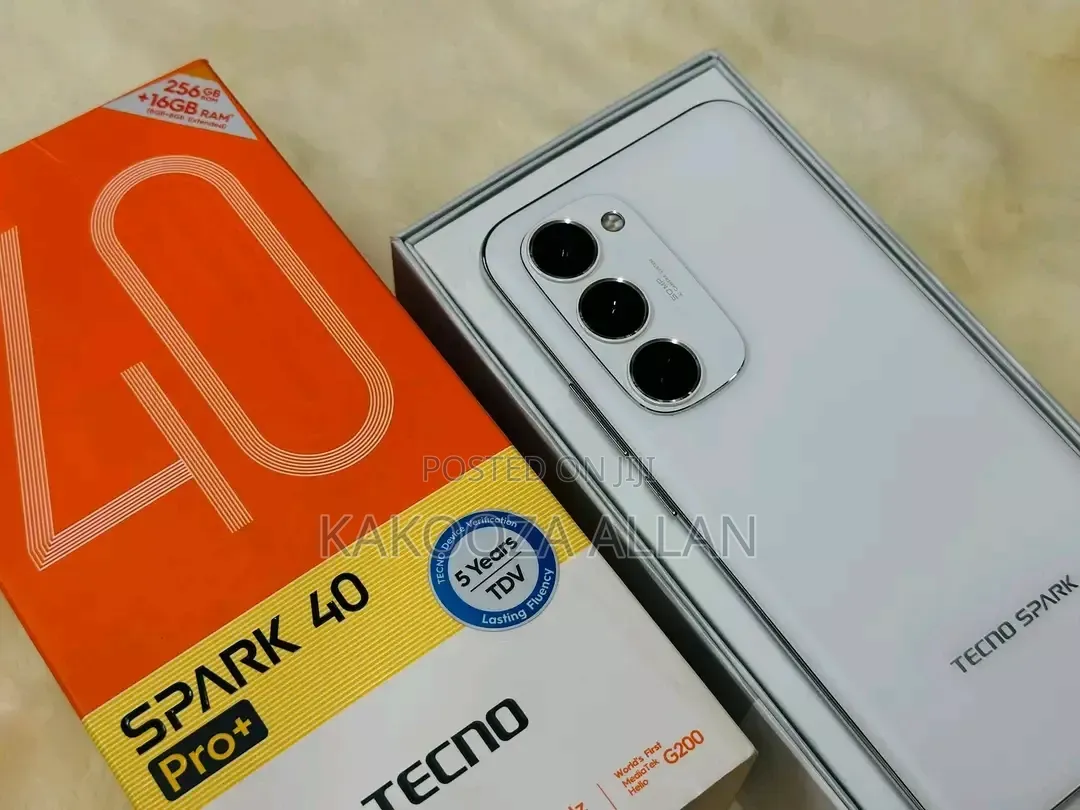 New Tecno Spark 40 Pro+ 256 GB Silver