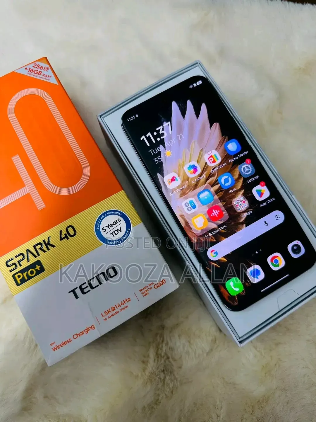 New Tecno Spark 40 Pro+ 256 GB Silver