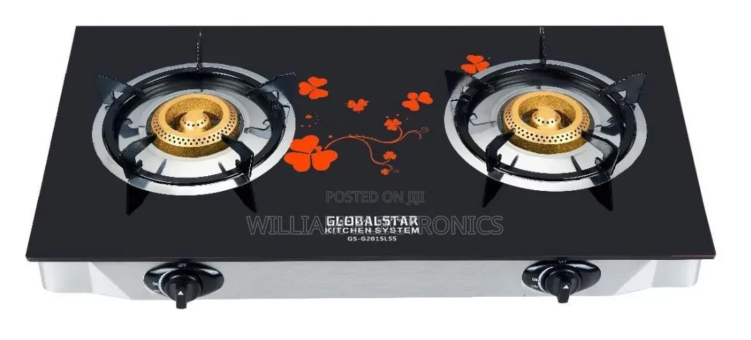 Globalstar Glass Double Gas Stove