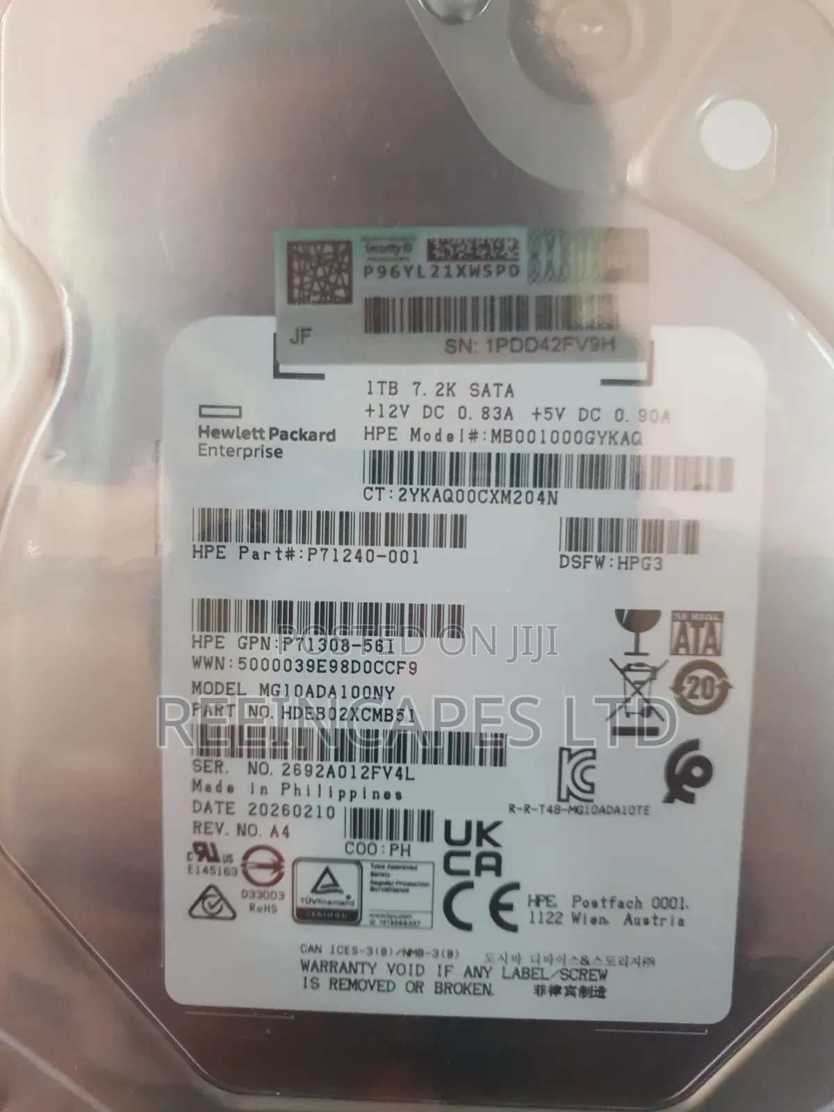 HP 1tb Sata