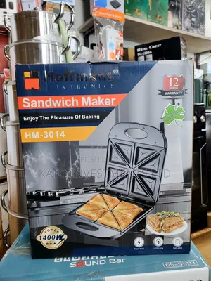 Hoffmans Electronics 4-Slice Sandwich Maker (Model HM-3014)