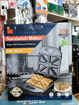Hoffmans Electronics 4-Slice Sandwich Maker (Model HM-3014)