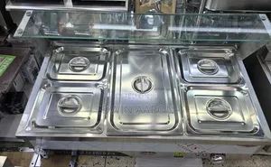 Commercial Electric 5 Pan Food Warmer - Baine Marie