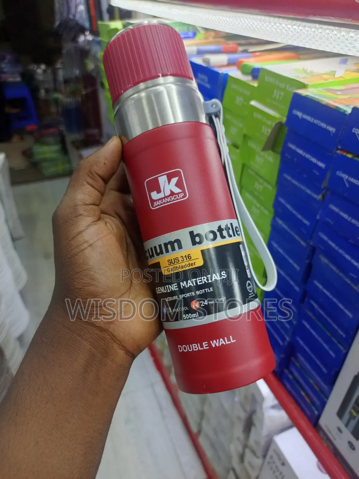 Vacuum Insulated Stainless Steel Water Bottle/Flask 500ml
