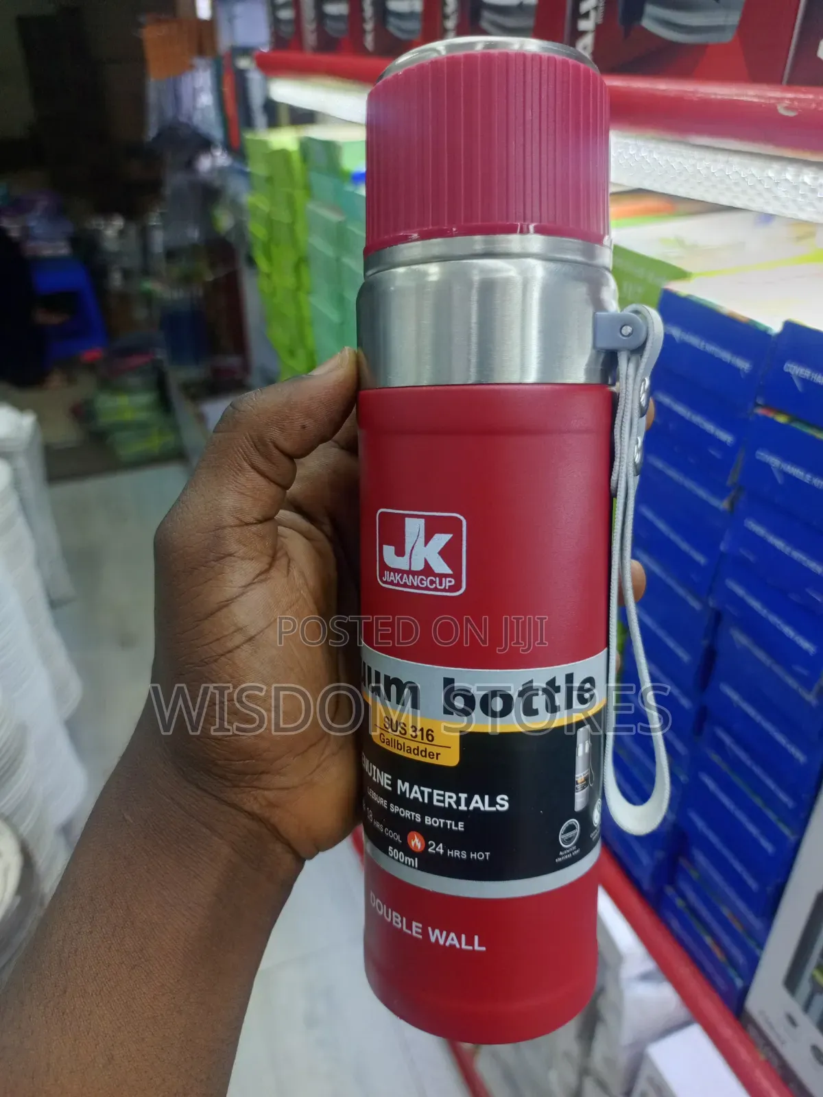 Vacuum Insulated Stainless Steel Water Bottle/Flask 500ml
