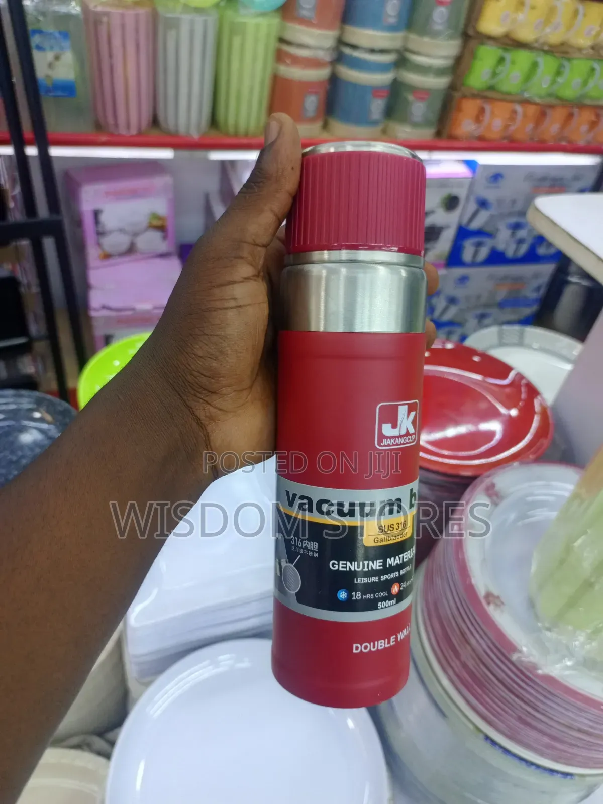 Vacuum Insulated Stainless Steel Water Bottle/Flask 500ml