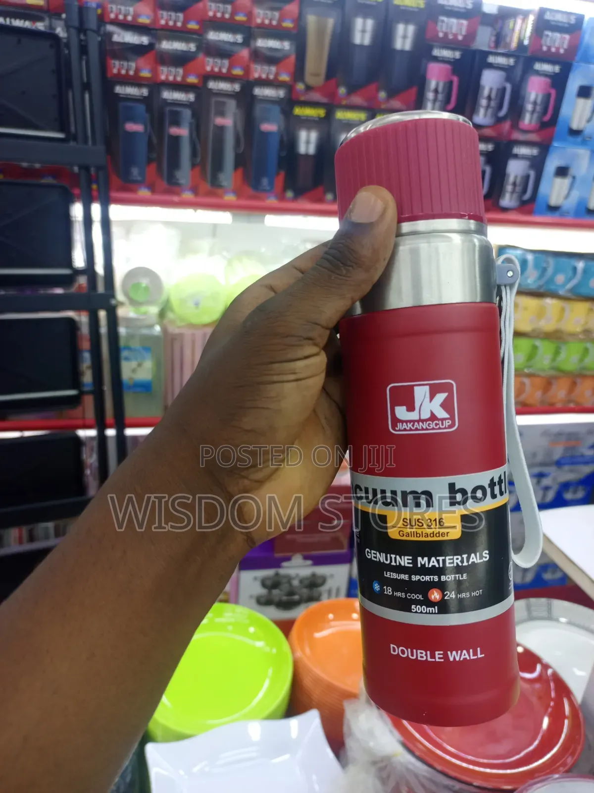Vacuum Insulated Stainless Steel Water Bottle/Flask 500ml