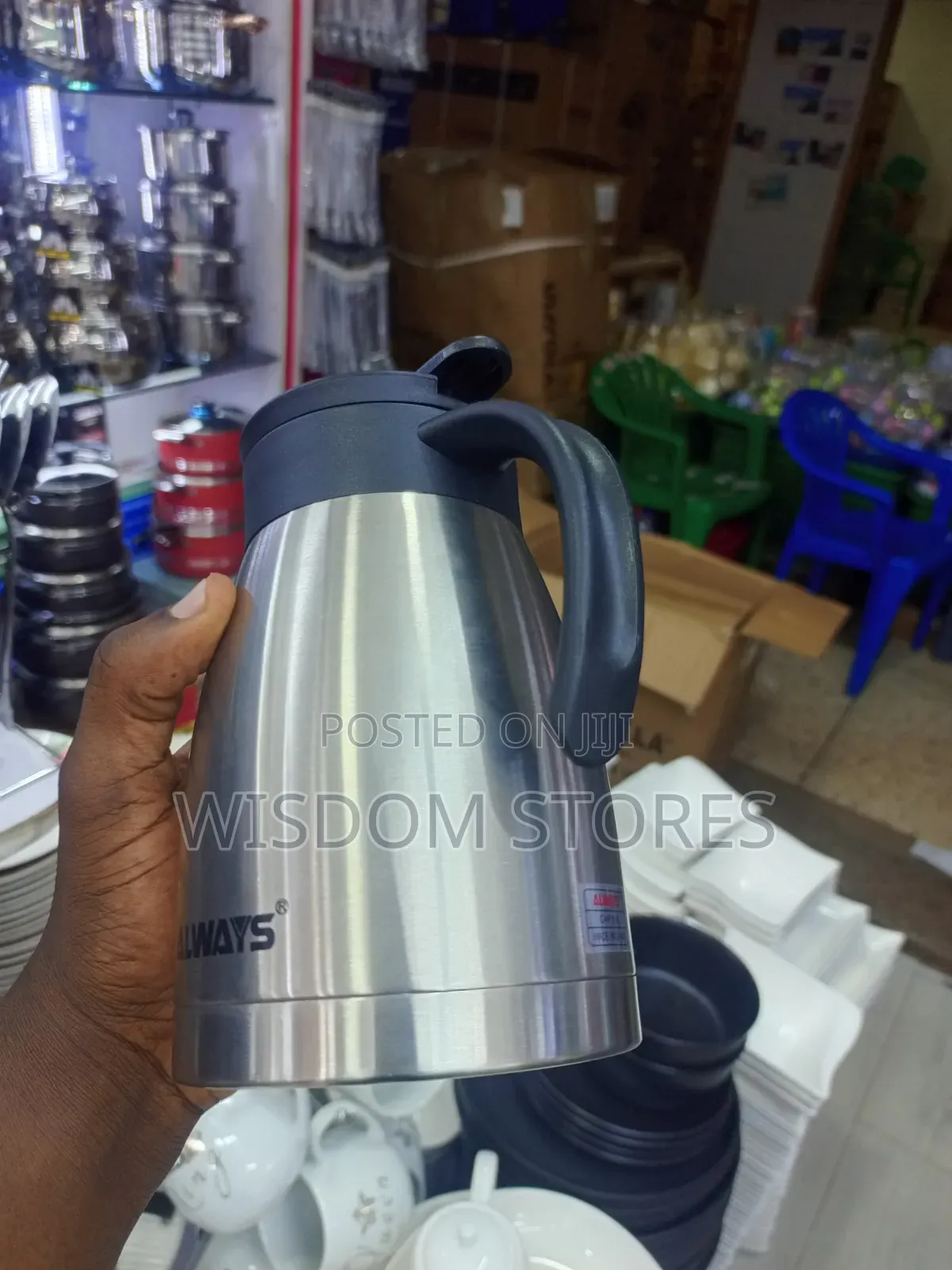 Always Stainless Steel Vacuum Flask 0.8L