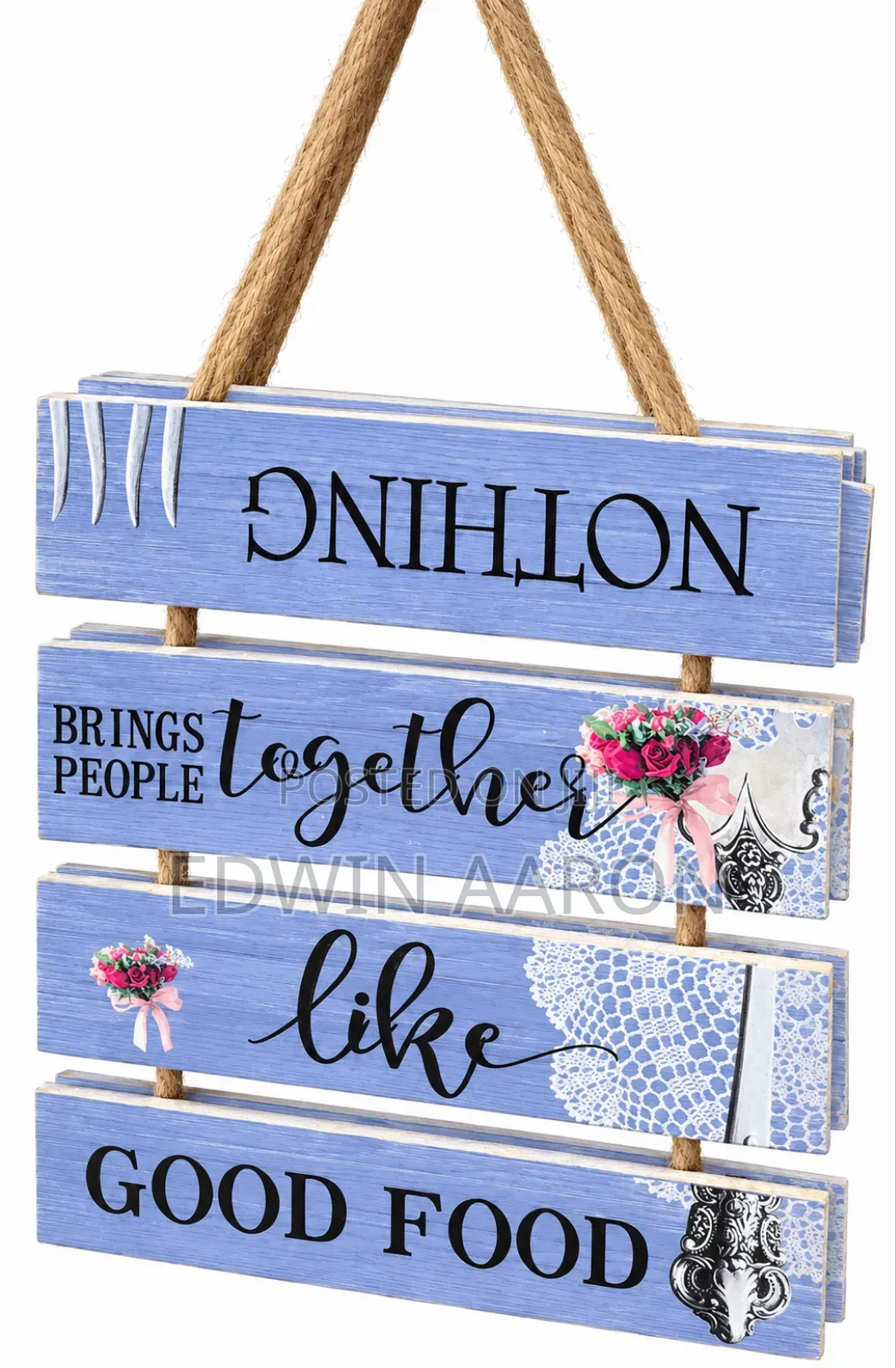 Rustic Wooden Love Home Wall Decor