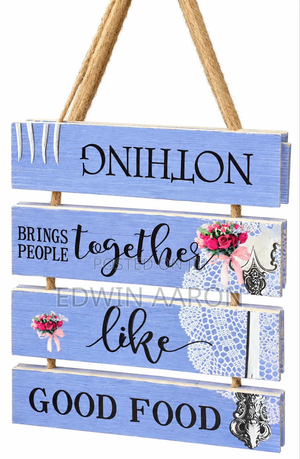 Rustic Wooden Love Home Wall Decor