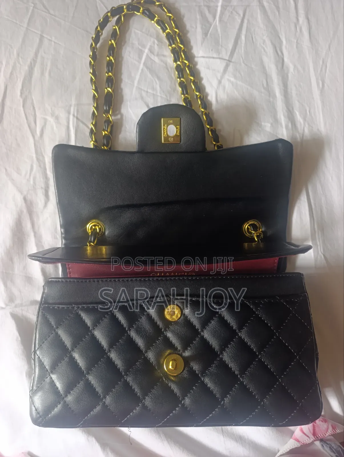 Chanel Double Flap Cross Body Bag