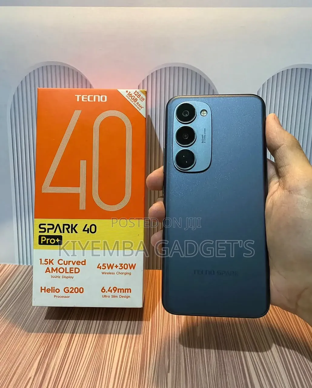 New Tecno Spark 40 Pro+ 256 GB Black