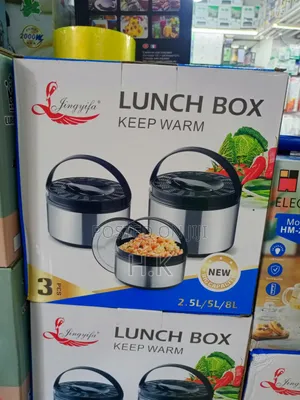 Jingyifa 3-Piece Insulated Lunch Box and Food Warmer Set