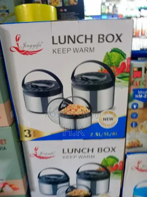 Jingyifa 3-Piece Insulated Lunch Box and Food Warmer Set