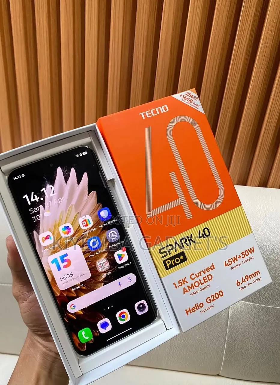 New Tecno Spark 40 Pro+ 256 GB White