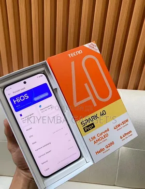 New Tecno Spark 40 Pro+ 256 GB White