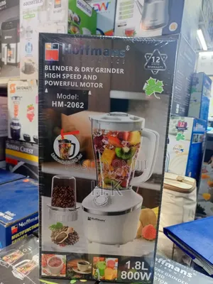 Hoffmans 1.8L High-Speed Blender Dry Grinder (Model: HM-2062).