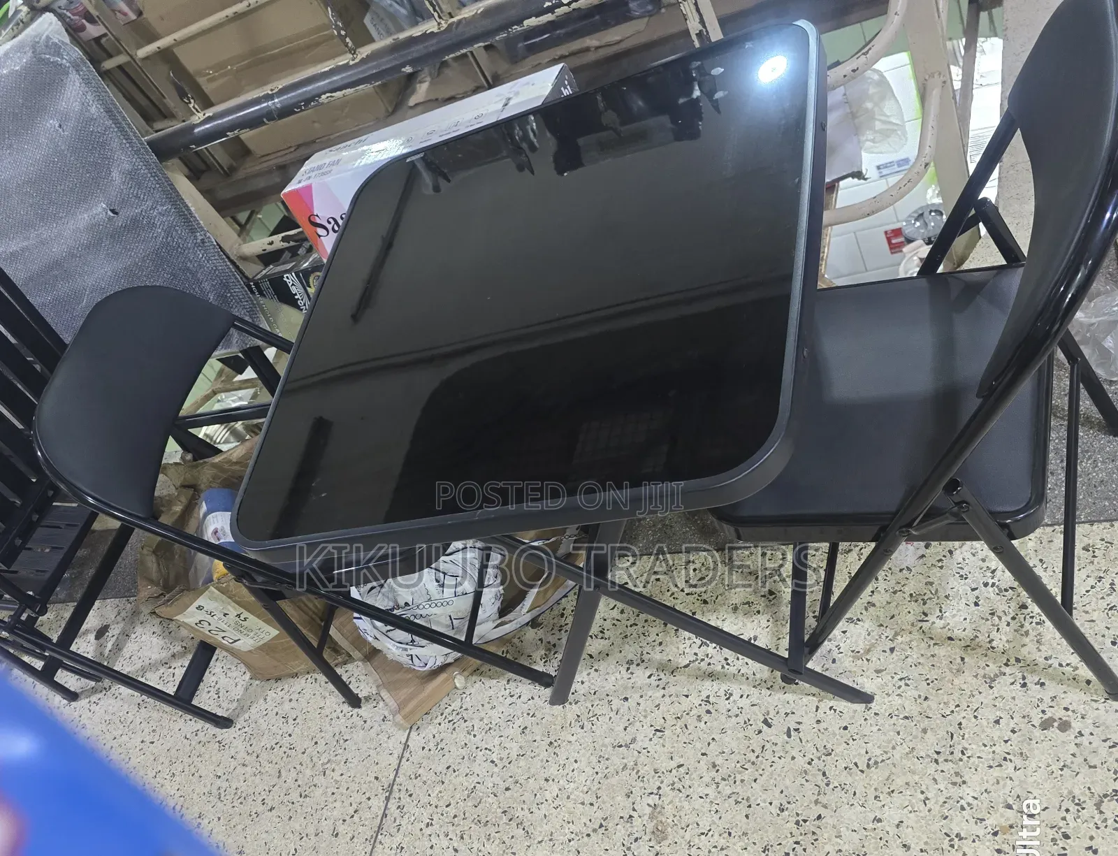 Portable Foldable Table and Two-Chair Set