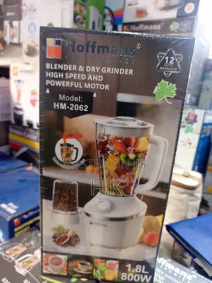 Hoffmans 1.8L High-Speed Blender Dry Grinder (Model: HM-2062).