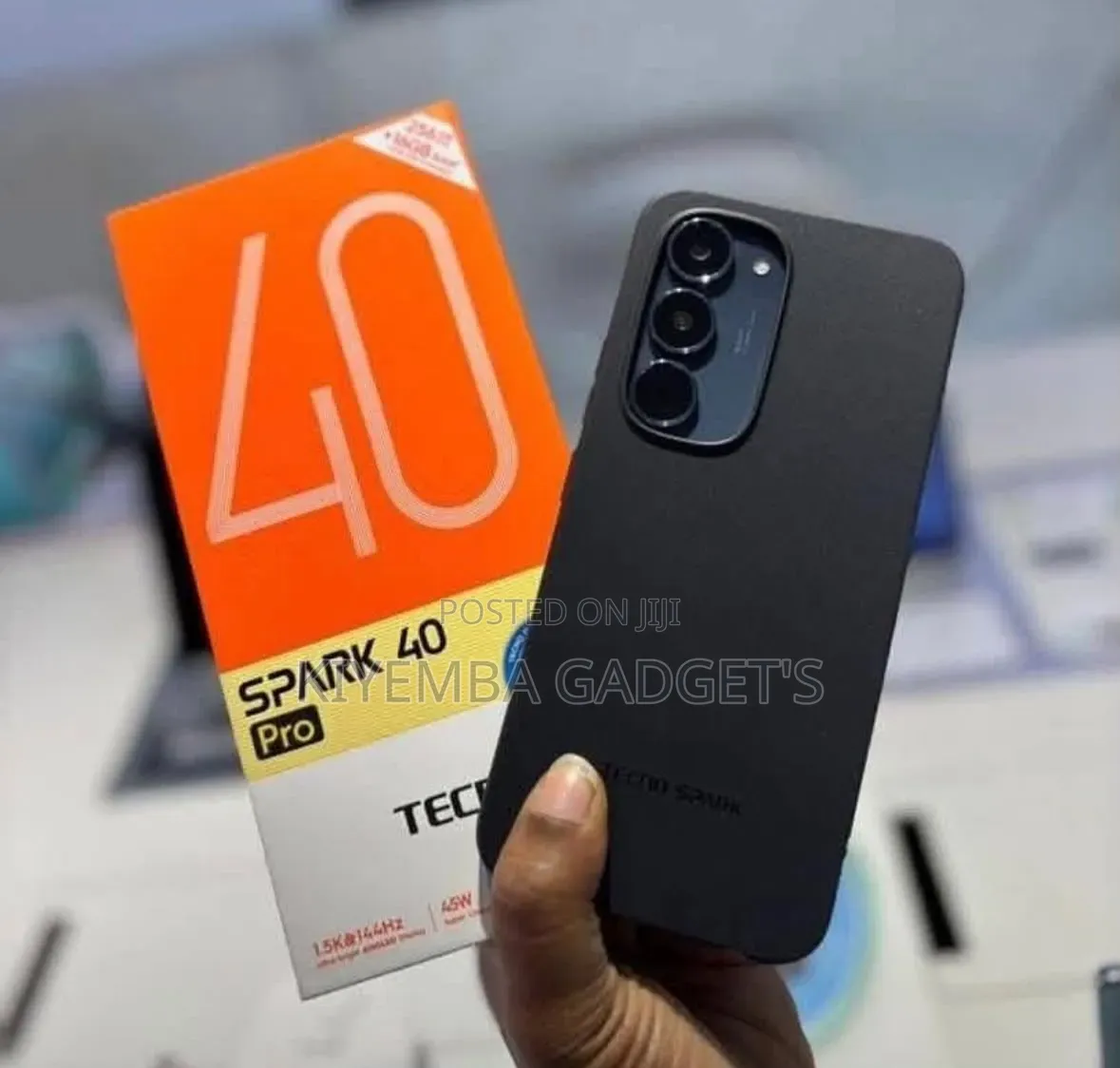 New Tecno Spark 40 Pro 256 GB Black