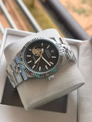 Rolex Men's Original Mechanical Analog Silver Wrist Time Piece