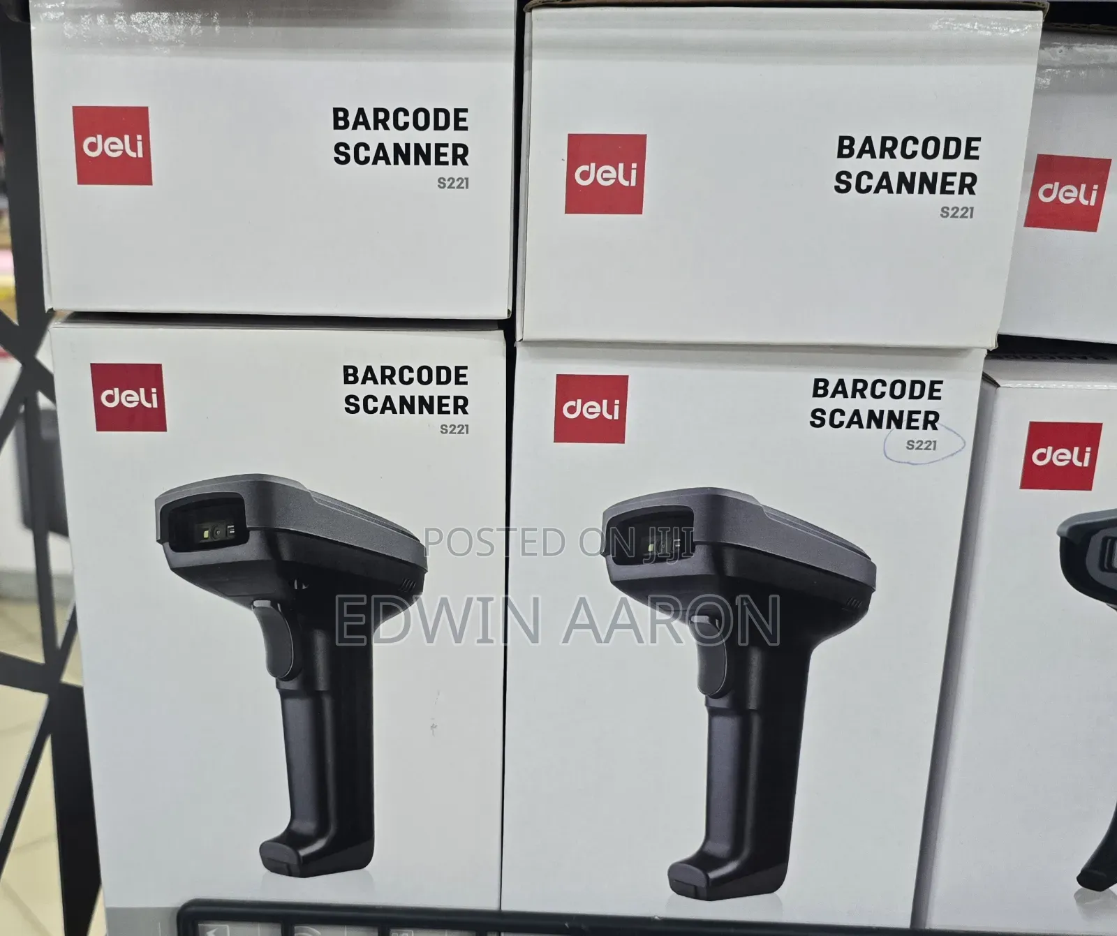 Deli ES221 Handheld Barcode Scanner