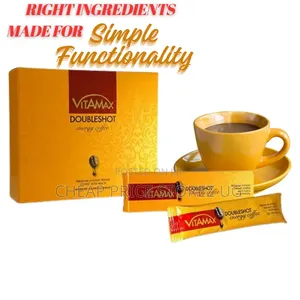 VitaMax DoubleShot Energy Instant Premix Coffee With MACA
