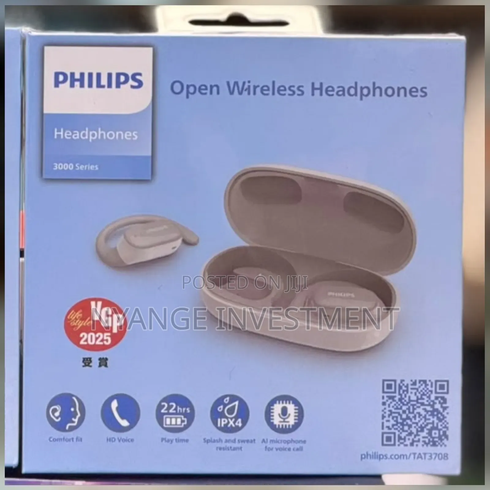 Philips Open Wireless Headphones (TAT3708)
