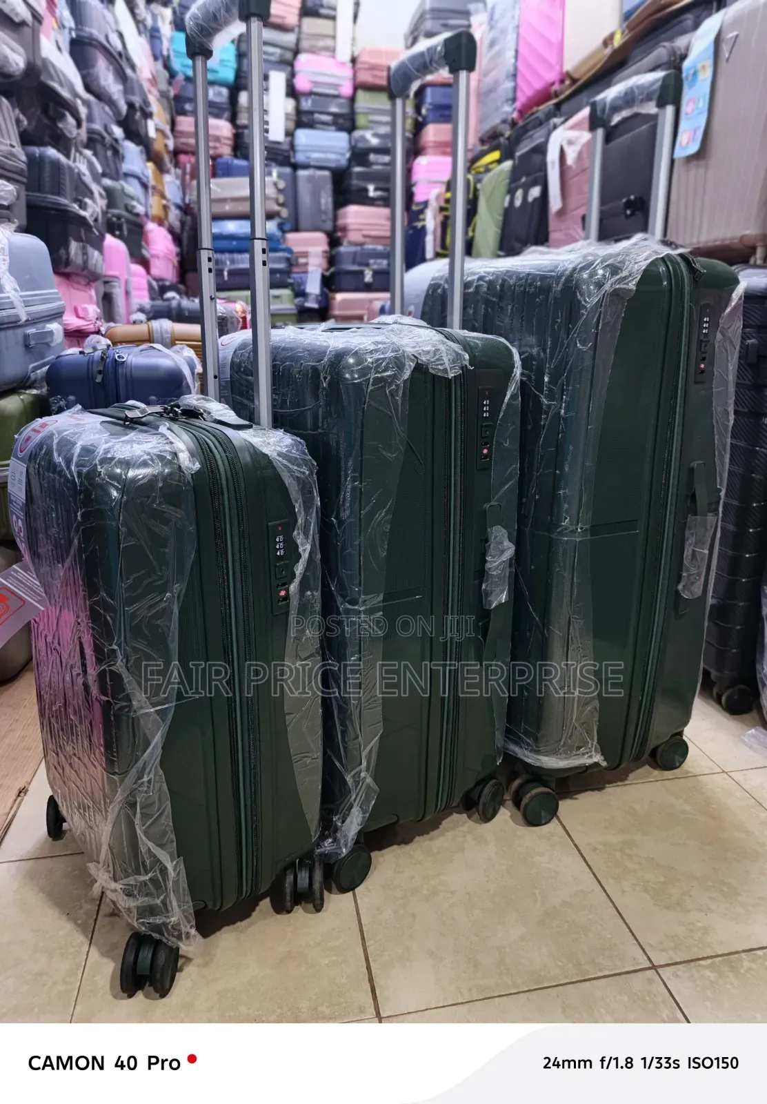 Noble Plastic Suitcases Full Set / 3pcs in 1set