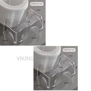 Transparent Toilet Foot Stool