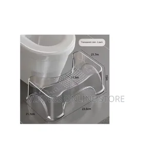 Transparent Toilet Foot Stool