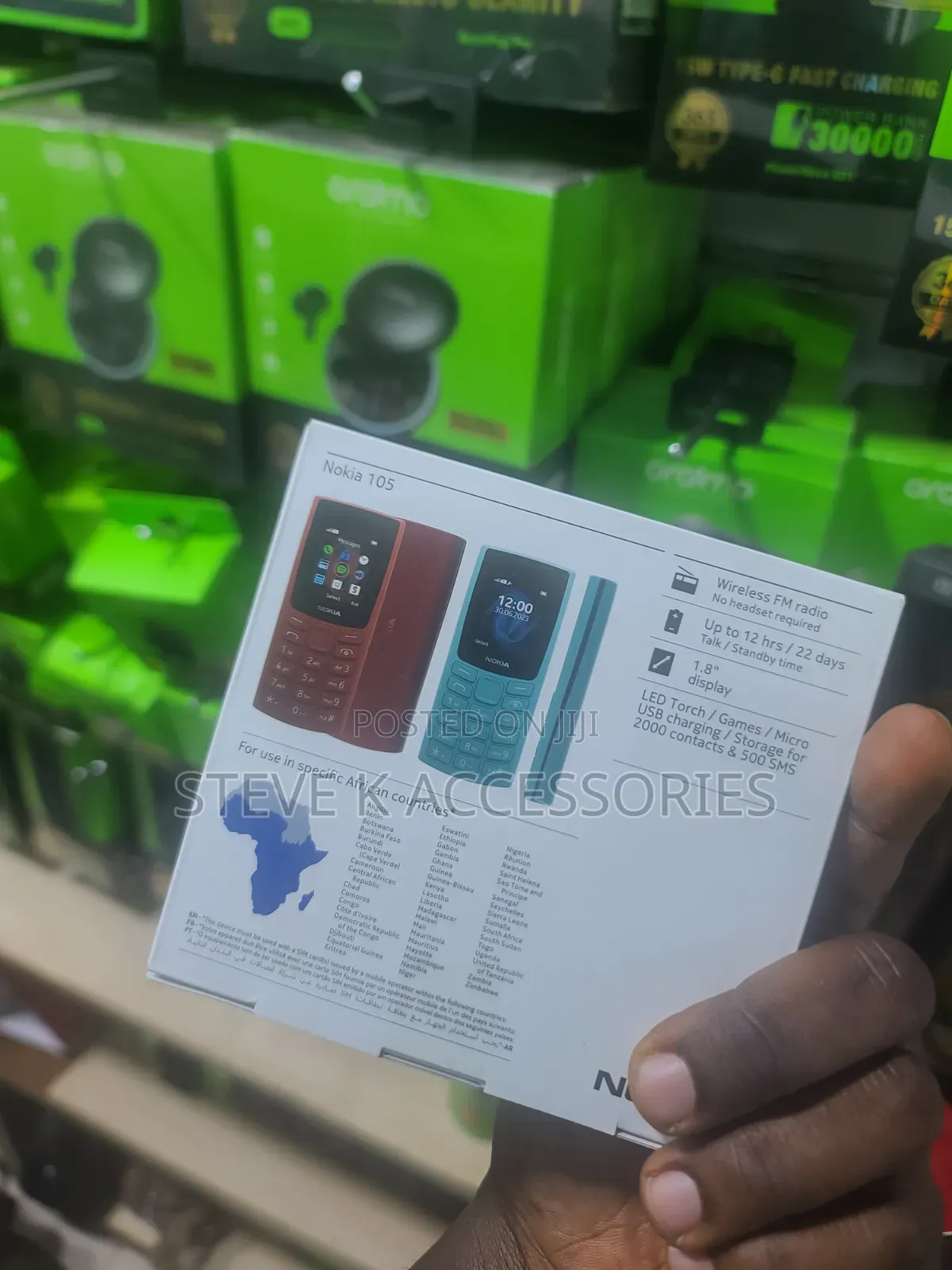 New Nokia 105 Black