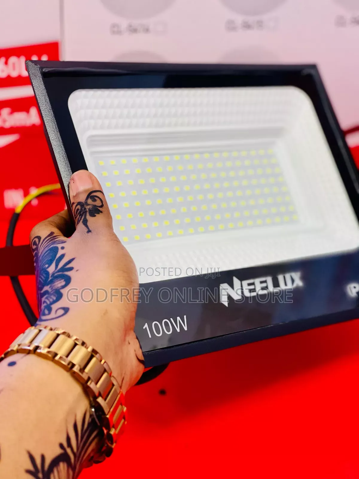 Neelux 100w Solar Floodlight