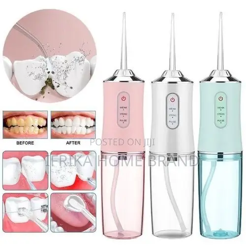 Cordless Water Flosser Oral Irrigator With Detachable Water Reservoir